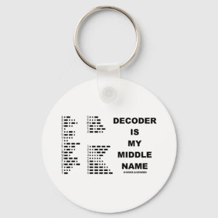 Decoder Is My Middle Name (Morse Code) Key Ring