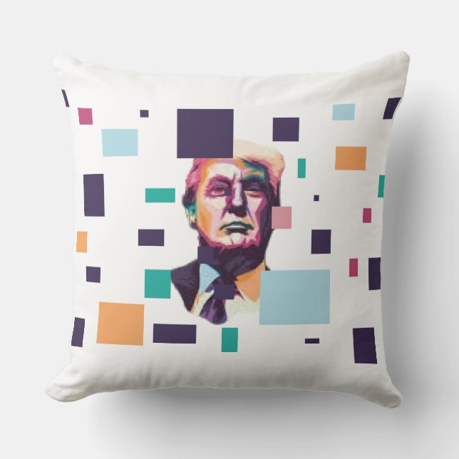 Decoding The Face Of Power. Cushion (Front)