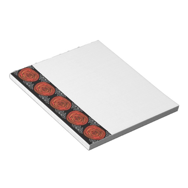 Decofied Rose Notepad (Angled)