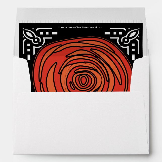 Decofied Roses (Personalised 5x7) Envelope (Back (Bottom))