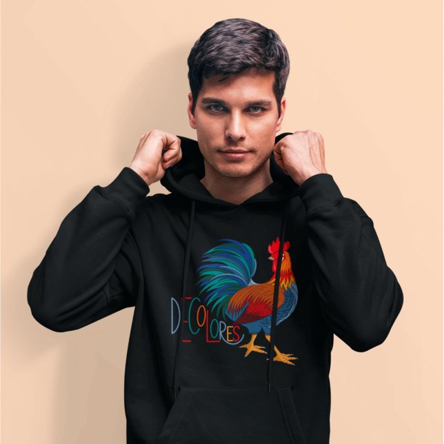 DeColores Cursillo Colourful Rooster Hoodie (Creator Uploaded)