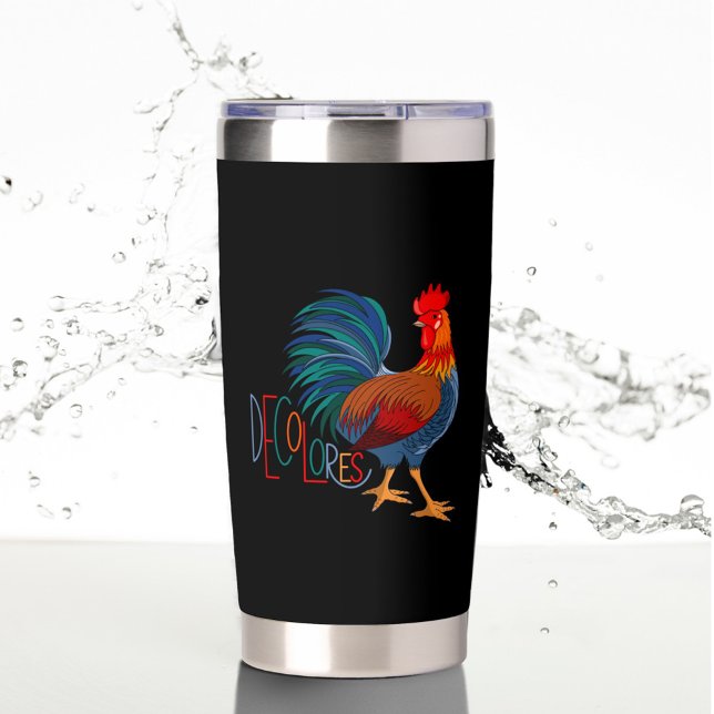 DeColores Cursillo Colourful Rooster Insulated Tumbler (Creator Uploaded)