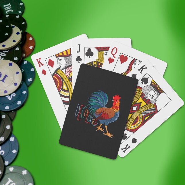 DeColores Cursillo Colourful Rooster Playing Cards (Creator Uploaded)