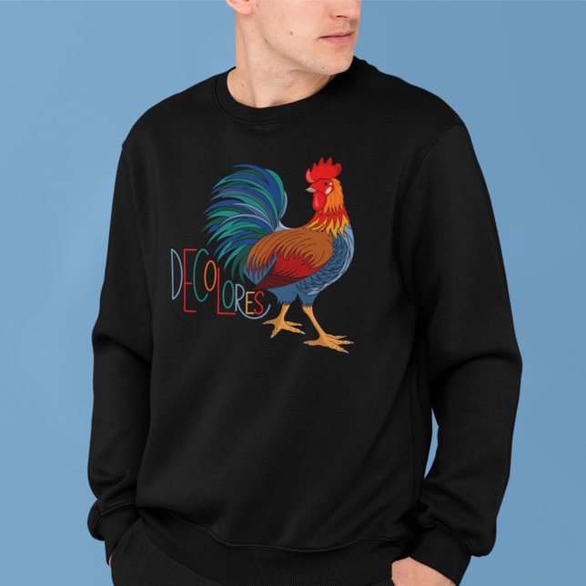 DeColores Cursillo Colourful Rooster Sweatshirt (Creator Uploaded)