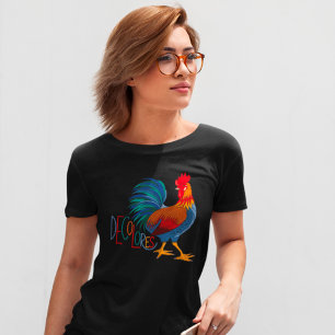 DeColores Cursillo Colourful Rooster T-Shirt
