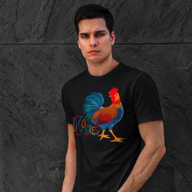 DeColores Cursillo Colourful Rooster T-Shirt (Creator Uploaded)