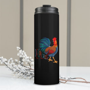 DeColores Cursillo Colourful Rooster Thermal Tumbler