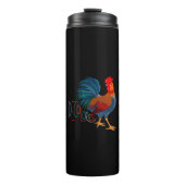 DeColores Cursillo Colourful Rooster Thermal Tumbler (Front)