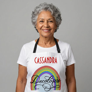 DeColores Cursillo Rainbow Faith Religion Apron