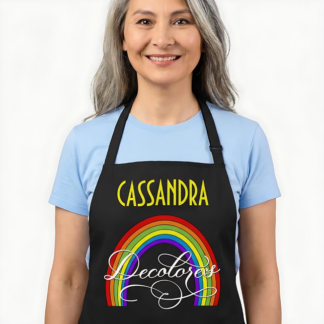 DeColores Cursillo Rainbow Faith Religion Apron (Creator Uploaded)
