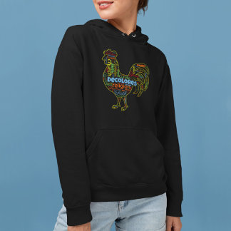 DeColores Cursillo Rooster Word Cloud  Hoodie