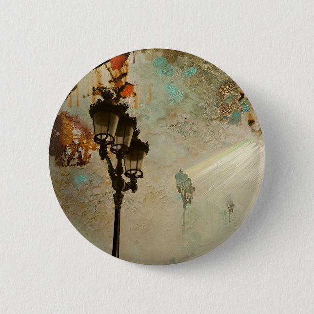 Decomposition 6 Cm Round Badge (Front)