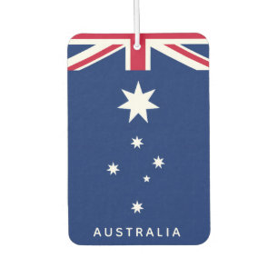 Deconstructed Australian Flag Car Air Freshener