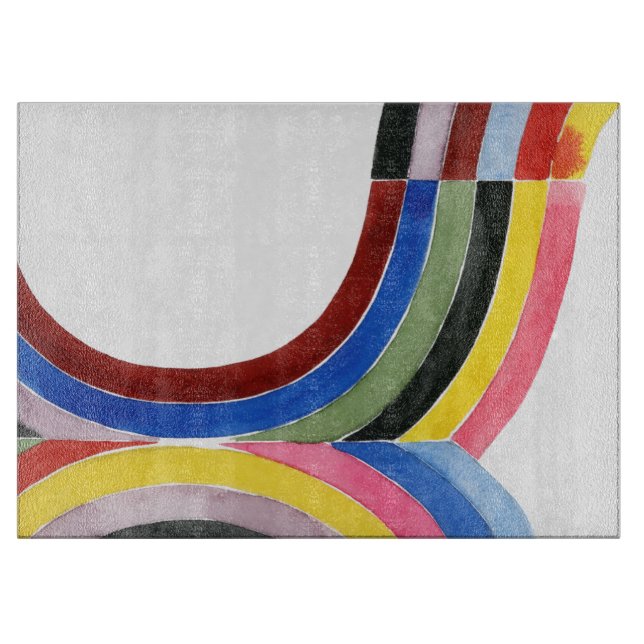 Deconstructed Rainbow - Vertical Cutting Board (Front)