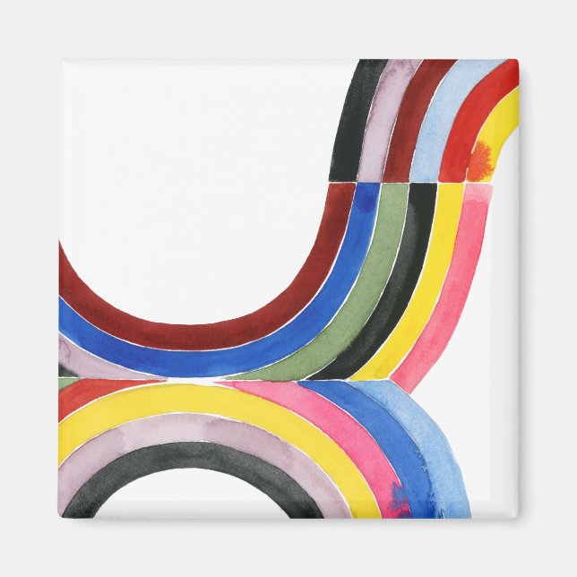 Deconstructed Rainbow - Vertical Magnet (Front)