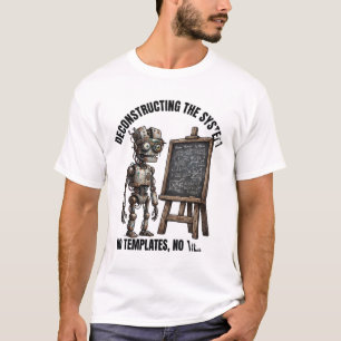 Deconstructing The System No Templates T-Shirt