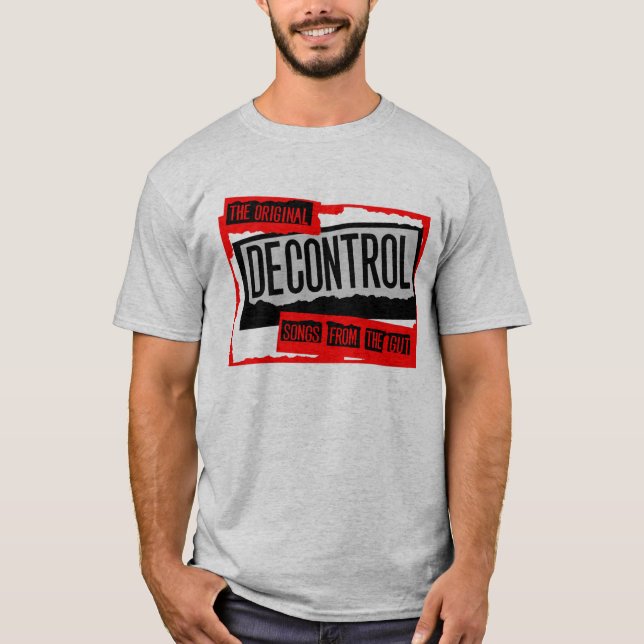 Decontrol- Songs from The Gut- Red T-Shirt (Front)