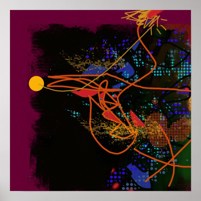 décor abstraction poster (Front)