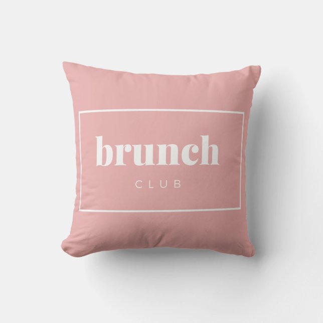 Decor Brunch Club Pillow (Front)