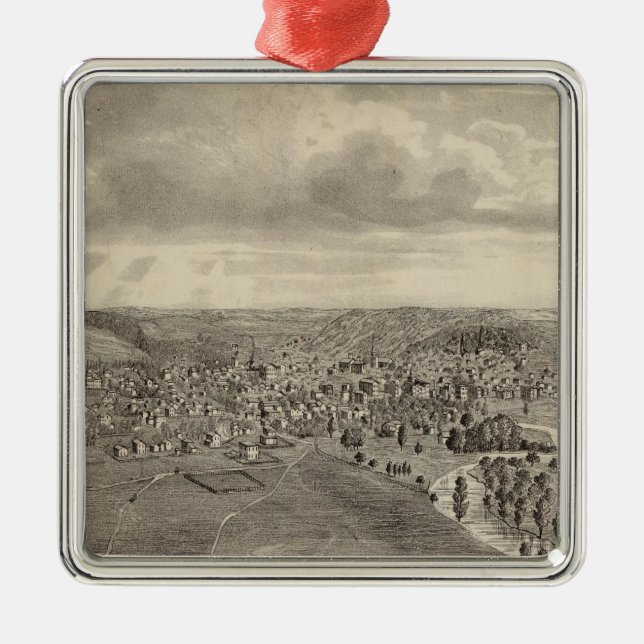 Decorah, Winnesheik Co, Iowa Metal Ornament (Front)