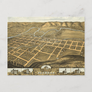 Decorah, Winneshiek County, Iowa (1870) Postcard