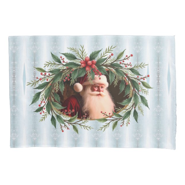 Decorate for holidays via bed pillowcase (Front)