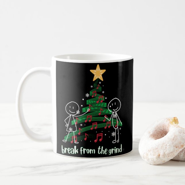 Decorate The Xmas Tree BFTG Coffee Mug (With Donut)