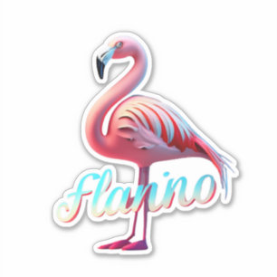 Decorate with Flamingo Stickers