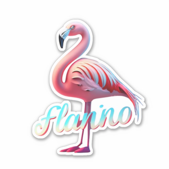 Decorate with Flamingo Stickers (Front)