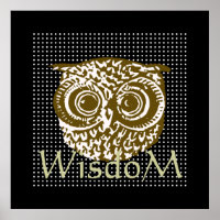 decorate your walls ~ owl wisdom