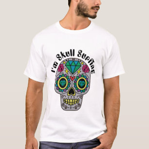 Decorated Abstract Skull T-Shirt