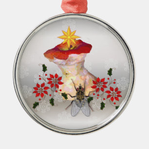 Decorated Apple Core Metal Tree Decoration