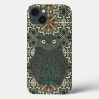 Decorated Burrowing Owl Golden Brown Earth Tones