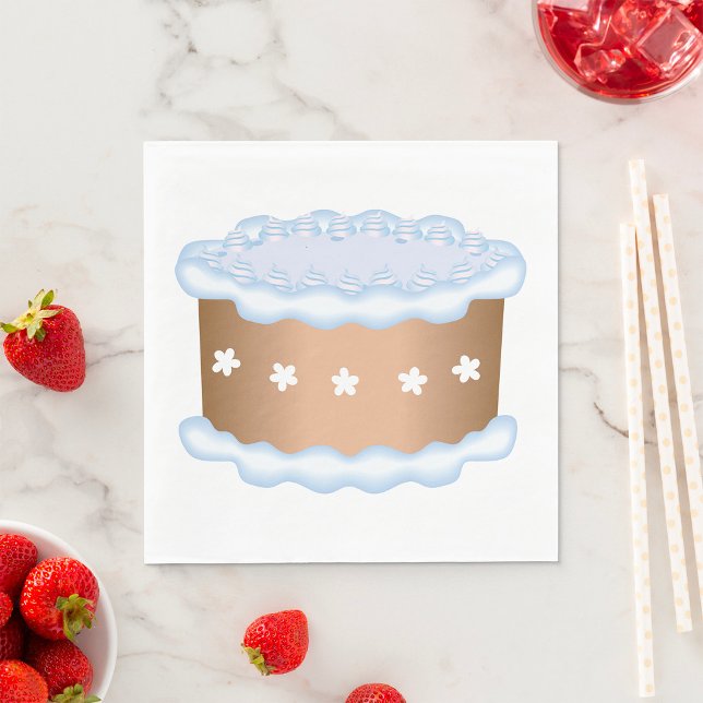 Decorated Cake Napkin (Creator Uploaded)