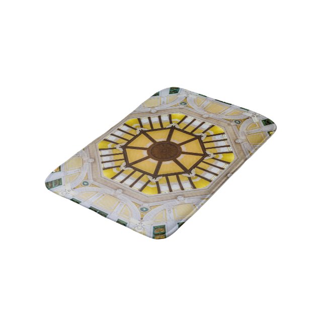 Decorated ceiling at the Tokyo Station Bath Mat (Angled)