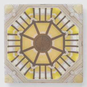 Decorated ceiling at the Tokyo Station Stone Coaster