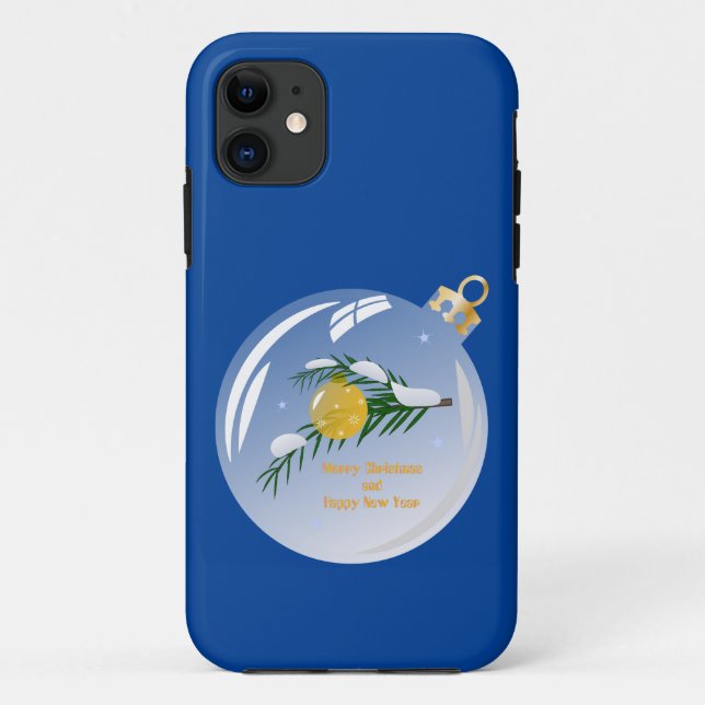 Decorated Christmas branch in bauble  Case-Mate iPhone Case (Back)