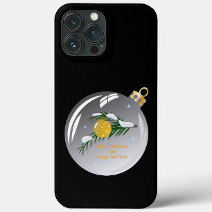 Decorated Christmas branch in bauble iPhone 13 Pro Max Case
