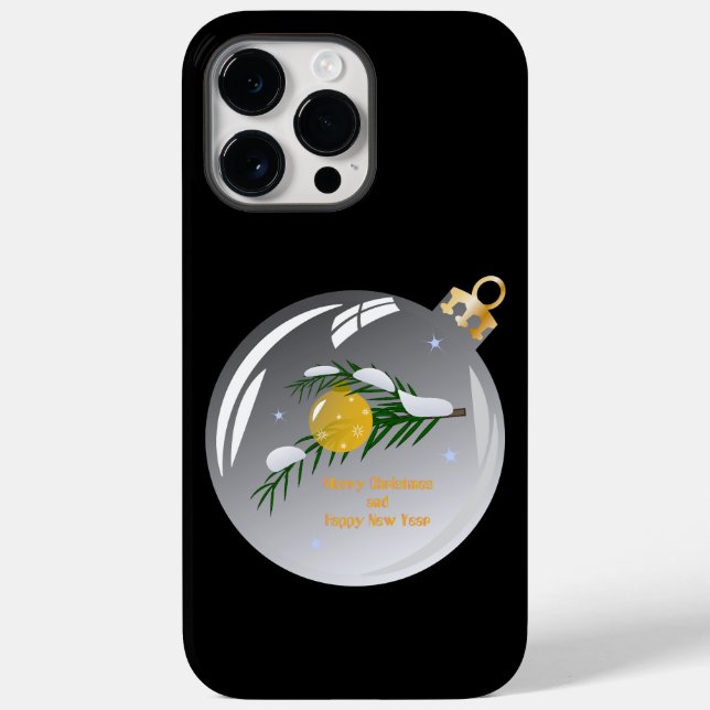 Decorated Christmas branch in bauble  Case-Mate iPhone Case (Back)