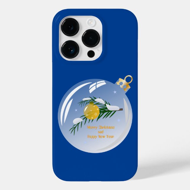 Decorated Christmas branch in bauble  Case-Mate iPhone Case (Back)