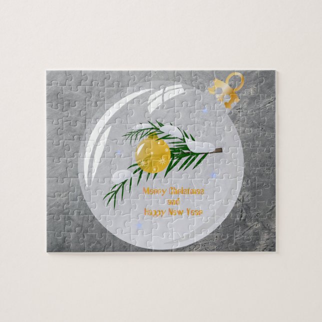 Decorated Christmas branch in bauble  Jigsaw Puzzle (Horizontal)