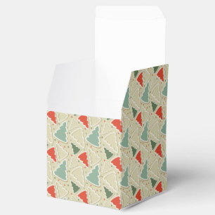 Decorated Christmas Gift Box, Holiday wrapping Favour Box