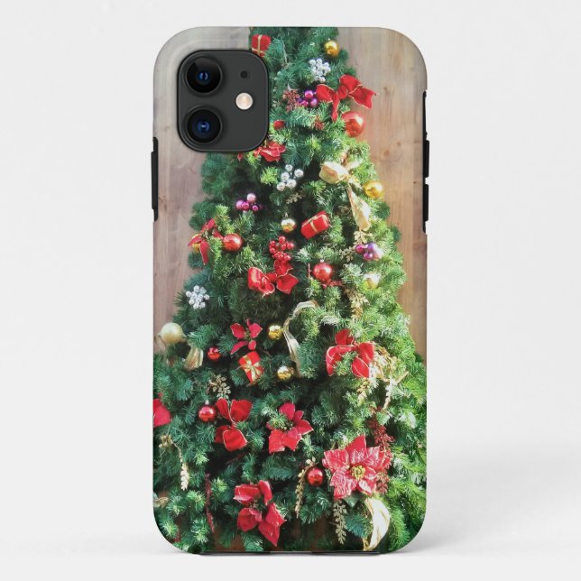 Decorated Christmas Tree Case-Mate iPhone Case (Back)
