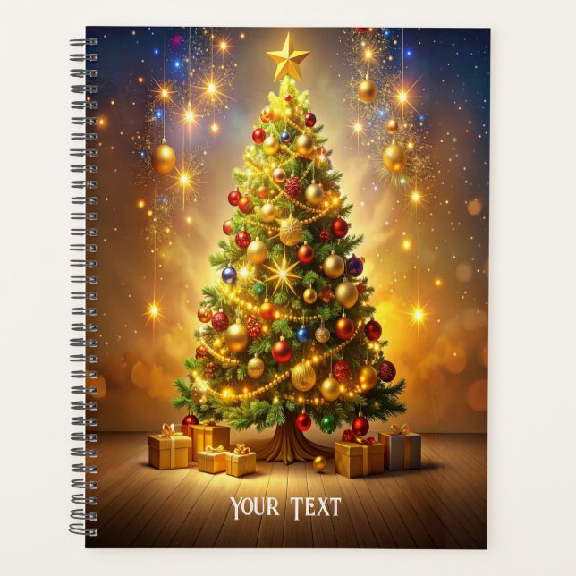 Decorated Christmas Tree Planner (Front)