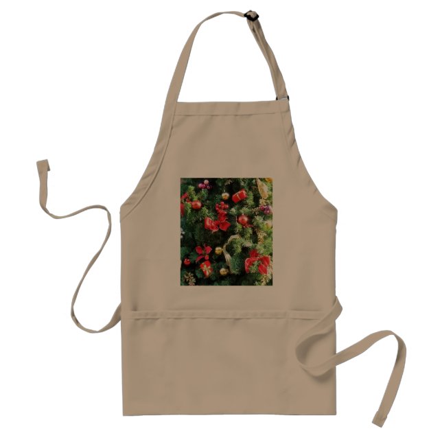 Decorated Christmas Tree Standard Apron (Front)
