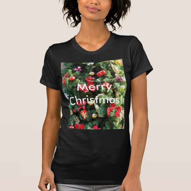 Decorated Christmas Tree T-Shirt (Front)