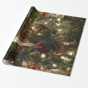 Decorated Christmas Tree Wrapping Paper