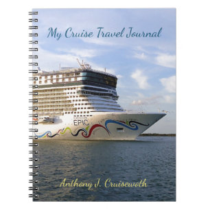 Decorated Cruise Ship Bow Personalised Journal
