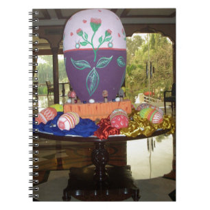 Decorated Easter Egg Art Print Notebook