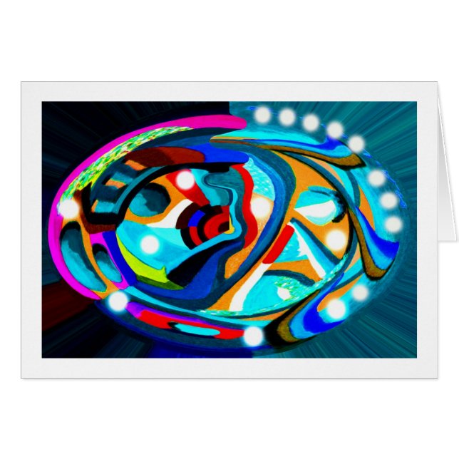 Decorated egg card (Front Horizontal)